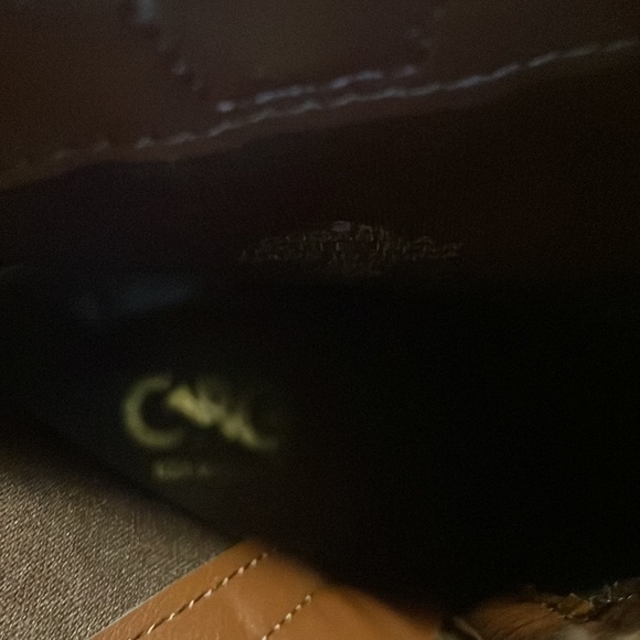 GBG brown suede like platform heeled ankle bootie - Picture 8 of 10